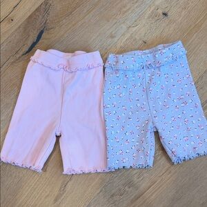 Zara Light Pink Baby Shorts